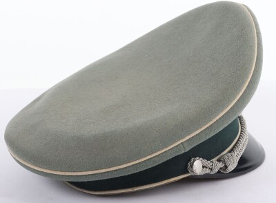 WW2 German Army Infantry Officers Peaked Cap - 6