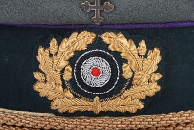WW2 German Army Field Bishops / Chaplains Peaked Cap by Erel - 9