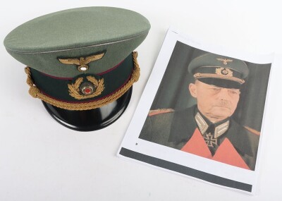 German Army Judicial Generals Visor Cap
