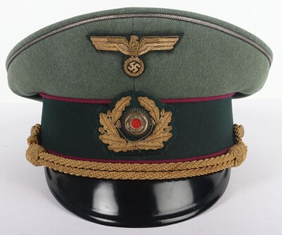 German Army Judicial Generals Visor Cap - 12