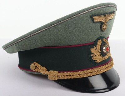 German Army Judicial Generals Visor Cap - 13