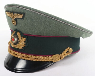 German Army Judicial Generals Visor Cap - 16