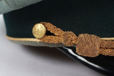 WW2 German Army Generals Peaked Cap Reputed to have Belonged to Generalleutnant Wilhelm-Francis Ochsner, Recipient of the Knights Cross of the Iron Cross, - 12