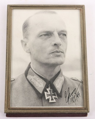 WW2 German Army Generals Peaked Cap Reputed to have Belonged to Generalleutnant Wilhelm-Francis Ochsner, Recipient of the Knights Cross of the Iron Cross, - 19