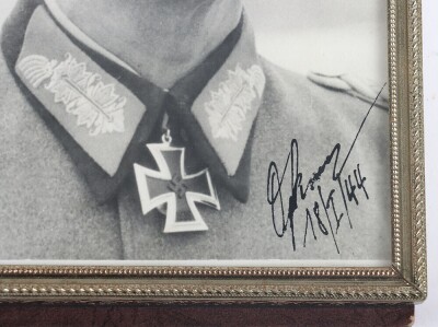 WW2 German Army Generals Peaked Cap Reputed to have Belonged to Generalleutnant Wilhelm-Francis Ochsner, Recipient of the Knights Cross of the Iron Cross, - 20