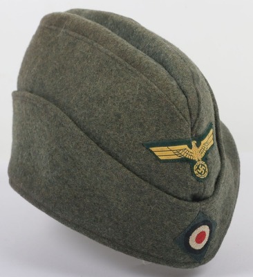 WW2 German Kriegsmarine Coastal Artillery Overseas Cap. - 3