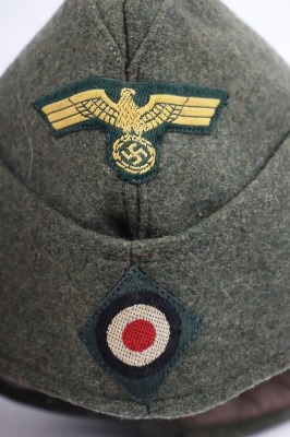 WW2 German Kriegsmarine Coastal Artillery Overseas Cap. - 5