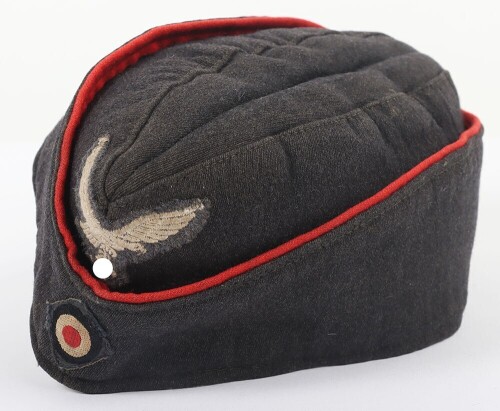 WW2 German Luftwaffe Flak Overseas Side Cap.