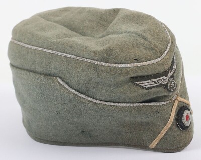 WW2 German Army (Heer) Officers Field Side Cap. - 3