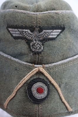 WW2 German Army (Heer) Officers Field Side Cap. - 5