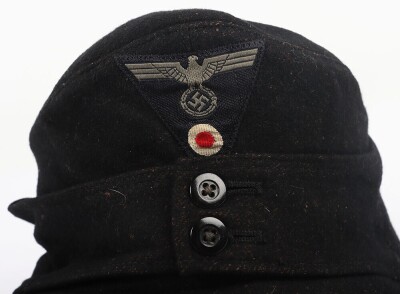 WW2 German Panzer Troops M43 Field Cap. - 5