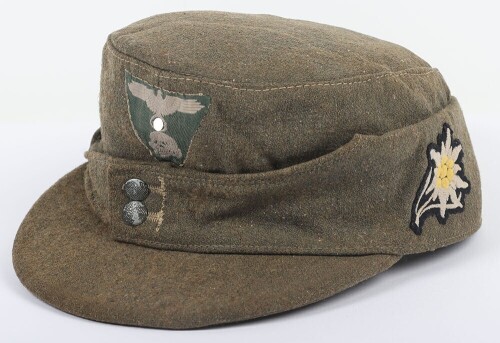 WW2 German Waffen SS Mountain Division, M43 Field Cap.