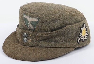 WW2 German Waffen SS Mountain Division, M43 Field Cap. - 7