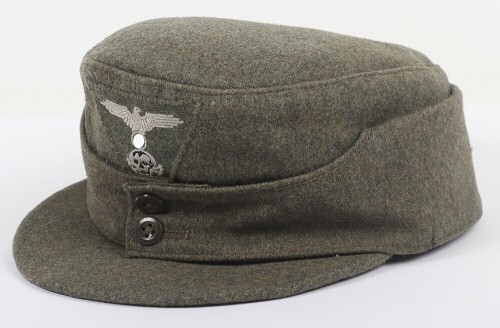 WW2 German Waffen SS M43 Field Cap, Late War 'Dachau' Example.