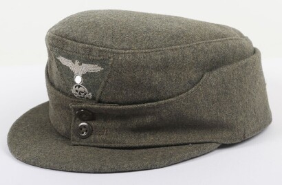 WW2 German Waffen SS M43 Field Cap, Late War 'Dachau' Example.