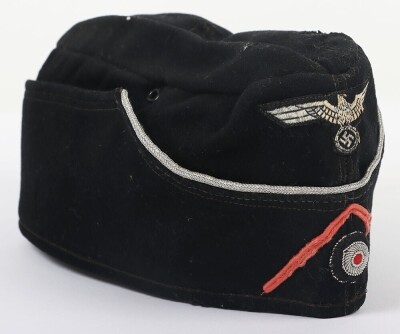 WW2 German Panzer Officers Overseas Side Cap. - 3