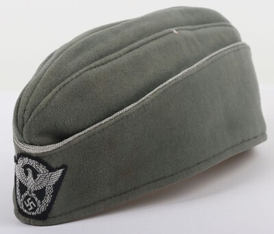 WW2 German Police Officers Overseas Side Cap. - 2