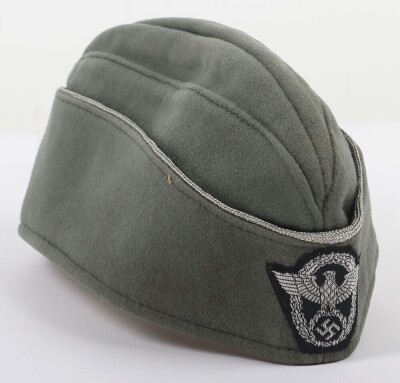 WW2 German Police Officers Overseas Side Cap. - 3