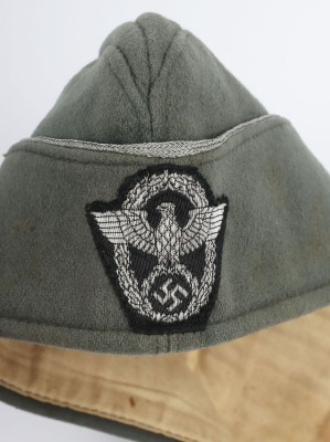 WW2 German Police Officers Overseas Side Cap. - 5