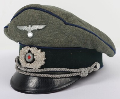 WW2 German (Heer) Officers Visor Cap, Medical Branch.