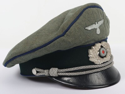 WW2 German (Heer) Officers Visor Cap, Medical Branch. - 3