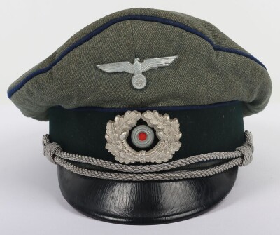 WW2 German (Heer) Officers Visor Cap, Medical Branch. - 5