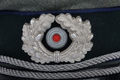 WW2 German (Heer) Officers Visor Cap, Medical Branch. - 7