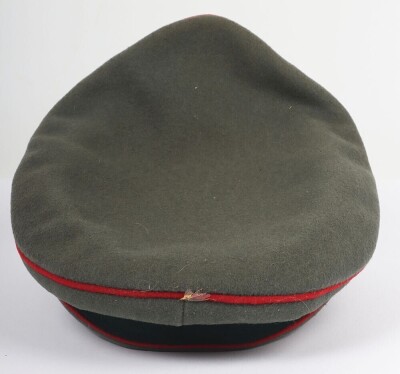 WW2 German Army Artillery Officers Visor Cap. - 4