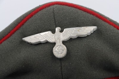 WW2 German Army Artillery Officers Visor Cap. - 6