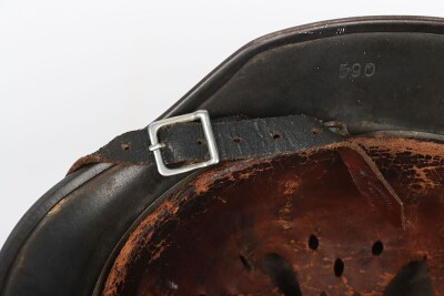 WW2 German Luftwaffe M-35 Single Decal Steel Combat Helmet - 9