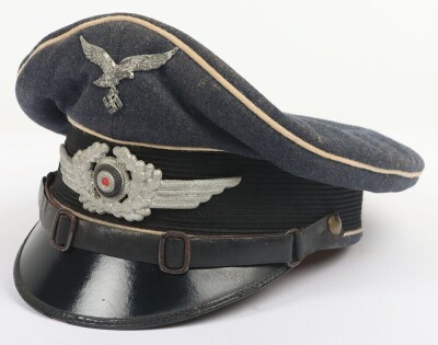 WW2 German Luftwaffe Hermann Goering Division NCO's Visor Cap. - 2