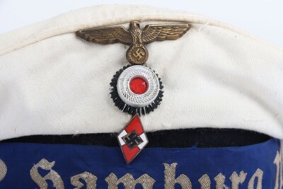 WW2 German Hitler Youth (HJ) Marine 'Donald Duck' Cap. - 5