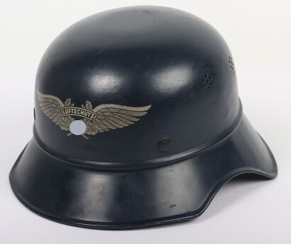 WW2 German Luftschutz Gladiator Type Steel Helmet