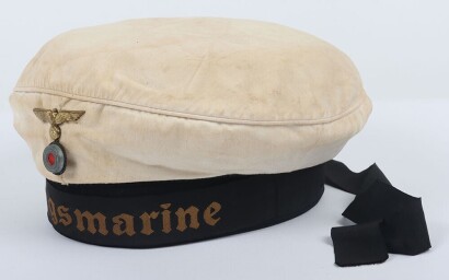 WW2 German Kriegsmarine Enlisted Sailors 'Donald Duck' Cap.