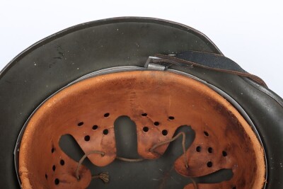 WW2 German Field Police Double Decal M-35 Steel Combat Helmet - 9