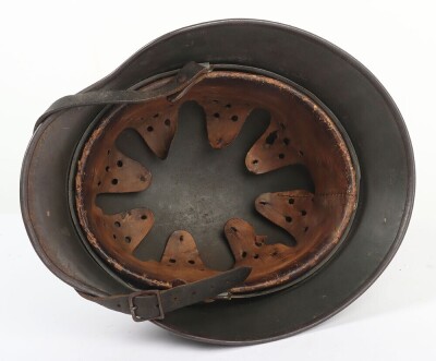 WW2 German Army (Heer) M-40 Single Decal Steel Combat Helmet - 7