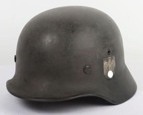 WW2 German Army M-40 Steel Combat Helmet