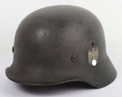 WW2 German Army M-40 Steel Combat Helmet