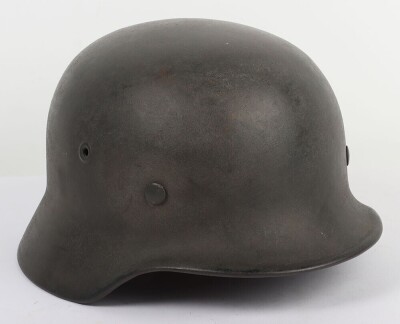 WW2 German Army M-40 Steel Combat Helmet - 4