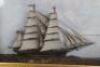 A cased diorama or shadowbox model of the ship HMS Monarch - 2