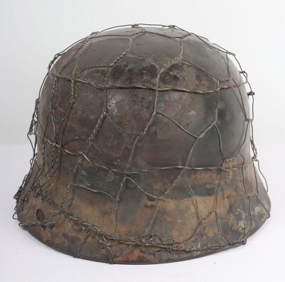 WW2 German Luftwaffe M-35 Double Decal Steel Helmet - 6