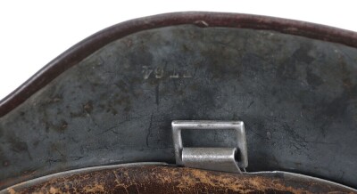 WW2 German Luftwaffe M35 Double Decal 'Droop Tail' Steel Helmet. - 10