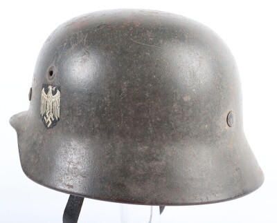 WW2 German Army (Heer) M40 Single Decal, Steel Helmet. - 5