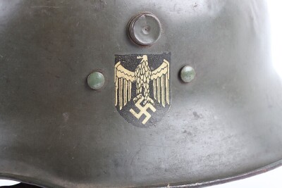 WW2 German Childs 'kinder' Helmet, Double Decal. - 3