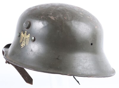 WW2 German Childs 'kinder' Helmet, Double Decal. - 4