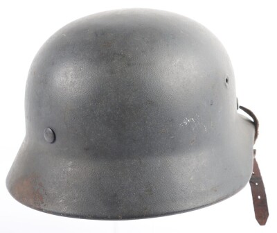 WW2 German Luftwaffe M40 Single Decal Steel Helmet. - 6