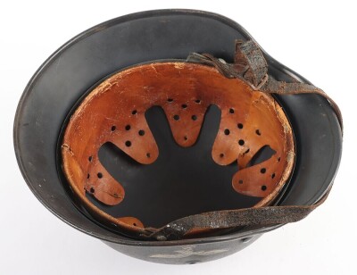 WW2 German Luftwaffe M40 Single Decal Steel Helmet. - 10