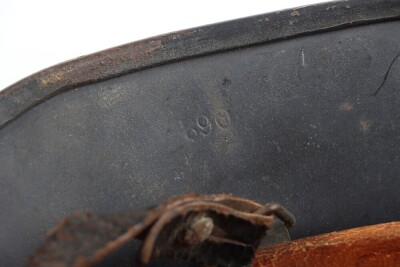 WW2 German Luftwaffe M40 Single Decal Steel Helmet. - 13