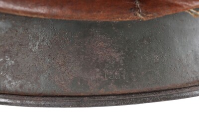 WW2 German M40 Steel Combat Helmet. - 9