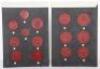 A fine selection of 18th and 19th century wax seal impressions of Railway and Canal company seals